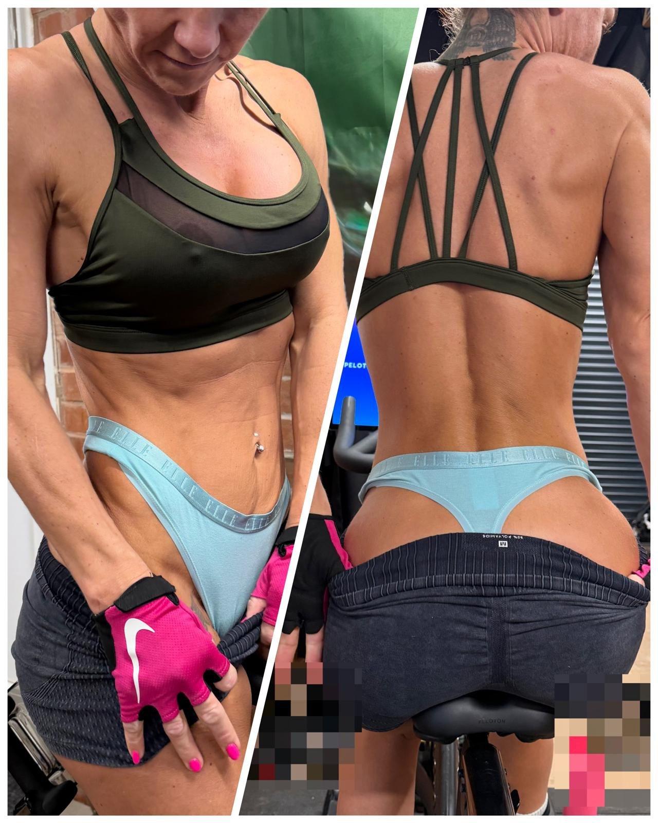 Eliza’s Tiny Mint Green Sports Thong (s)