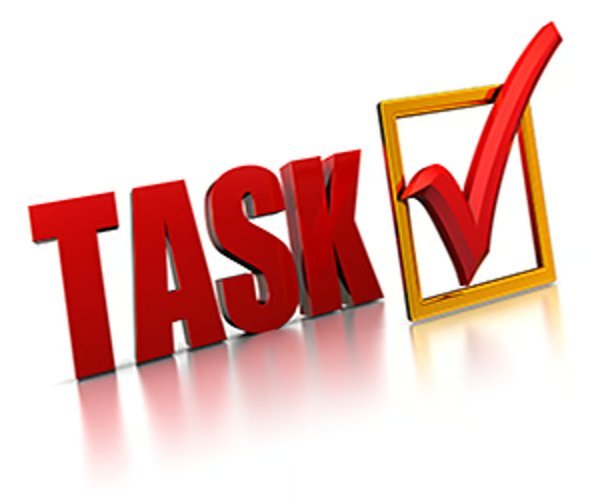 Complete list of task ideas for subs